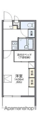 レオパレスカサ　エスペランサ[1K/23.18m2]の間取図