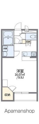 レオパレスケリュスＢ[1K/31.05m2]の間取図