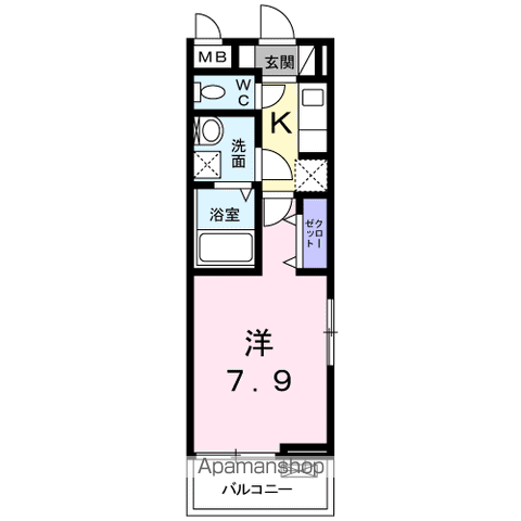 BELLE FLEURの間取り写真