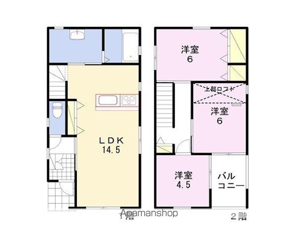 山陽本線 英賀保駅 徒歩10分 2階建 築8年の間取り写真