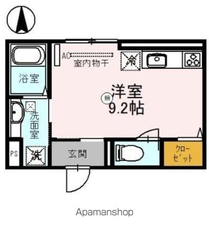ダイヤモンドフジ鶴橋 プラチナの間取り写真