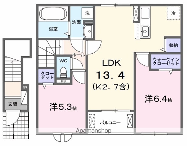 【ヴァロの間取り】