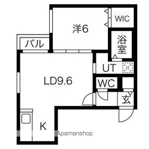 レストシティ北7条の間取り写真