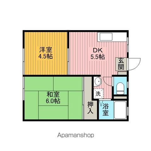 メゾン上鶴間の間取り写真