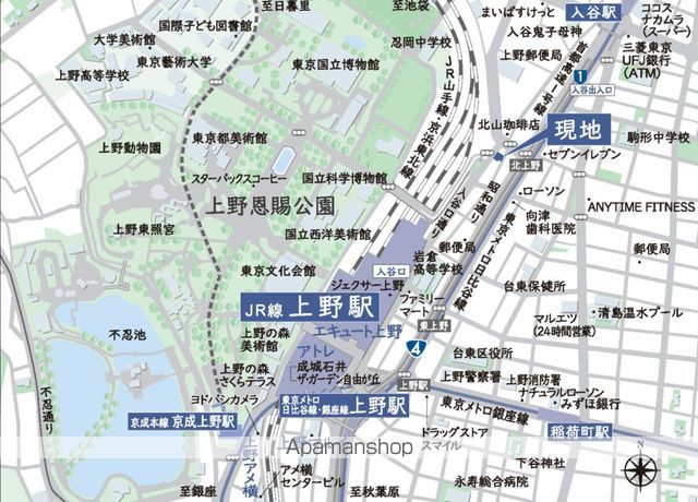 ルフォンプログレ上野公園の内装写真