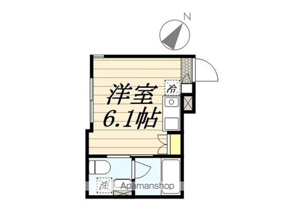 東京都中野区野方１丁目[1R/15.05m2]の間取図