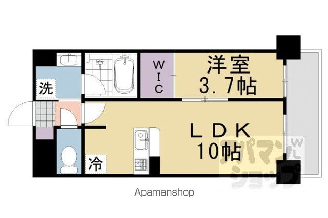 ソルレヴェンテ堀川高辻の間取り写真
