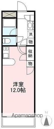 ＡＰＡヤマウチ[1R/30m2]の間取図