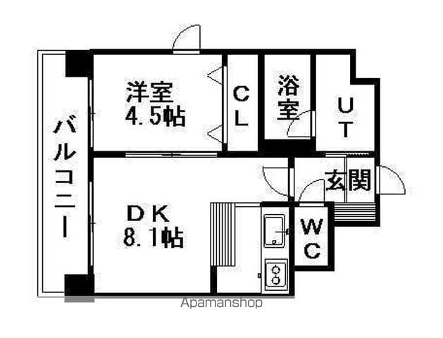 クレジデンス札幌・南4条の間取り写真