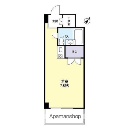 ＦＴ文京[1R/20.02m2]の間取図
