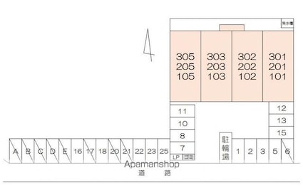 プロスパーＩ[2LDK/53.95m2]の配置図