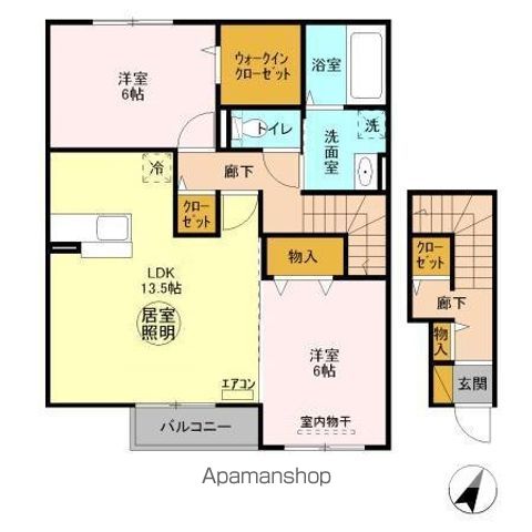 グラマードマレIII Dの間取り写真