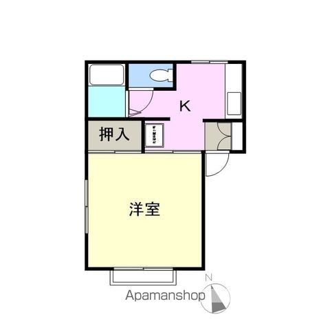 池の原ハイツIの間取り写真
