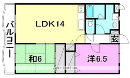 アイビー館[2LDK/60.48m2]の間取図