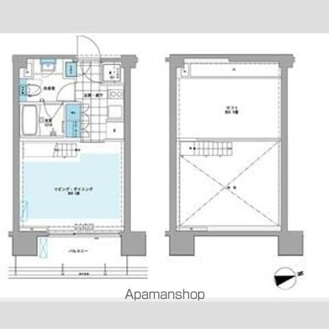 プライムアーバン芝浦LOFTの間取り写真