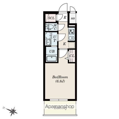 SーRESIDENCE熱田一番の間取り写真