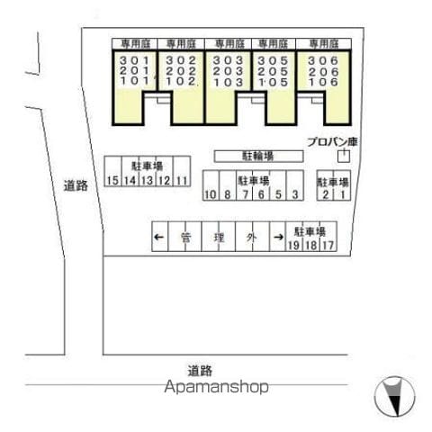 サンモール六実 101 ｜ 千葉県松戸市六実２丁目36-14（賃貸アパート2LDK・1階・56.00㎡） その24