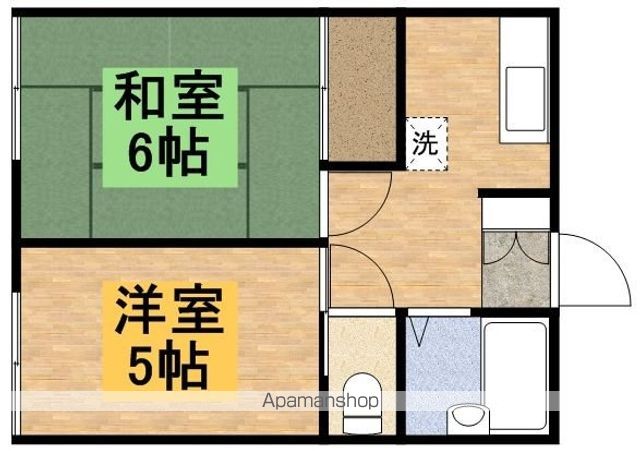 コーポラスアサヒの間取り