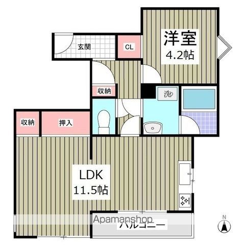 鎌倉ピュアハイムの間取り写真