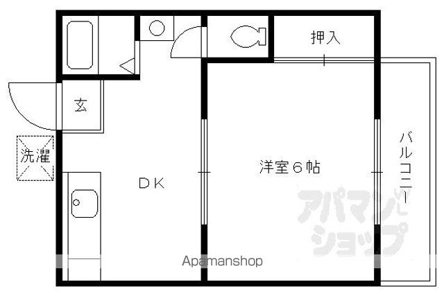 和プレジデント桃山の間取り写真