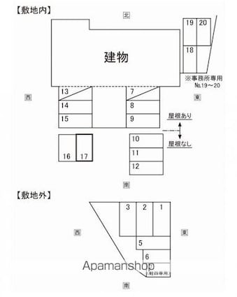ロイヤルハイツ松島[2K/41.85m2]の配置図