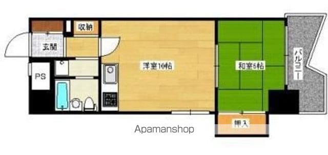 朝日プラザ赤坂Ⅱ 303 ｜ 福岡県福岡市中央区赤坂３丁目13-31（賃貸マンション1LDK・3階・37.68㎡） その4