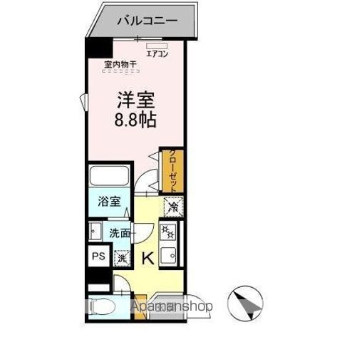 ＤーＲＯＯＭ　ＮＯＢＵＴＯの間取り