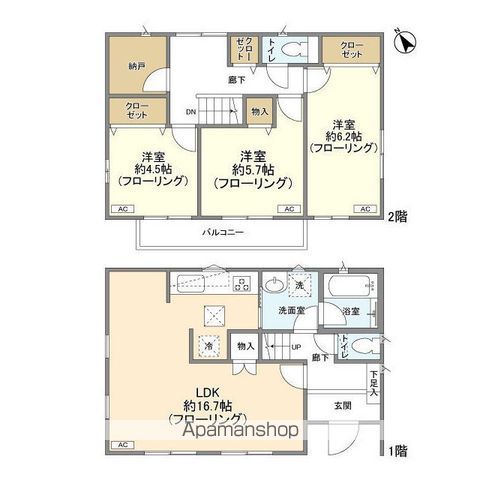 ＫＯＬＥＴ千葉稲毛０５の間取り