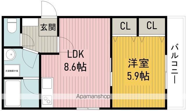 シャンリジェールの間取り写真