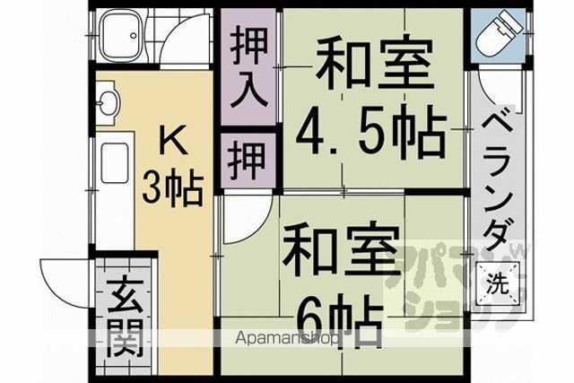 東英ハウス金草原の間取り写真