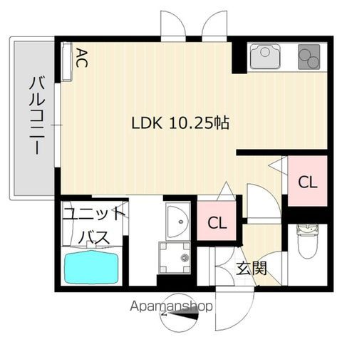 アムール舟橋北町の間取り写真