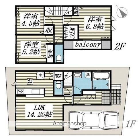 【ＳＵＭＡＩ－ＴＯ川越市砂新田０１の間取り】