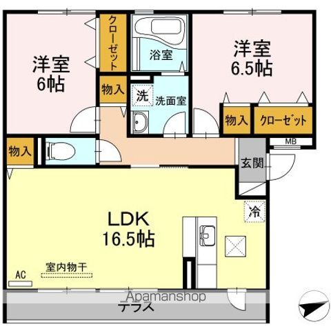 セジュールKの間取り写真
