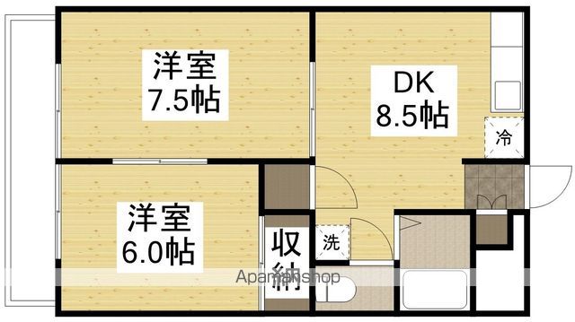 エトワール倉敷の間取り写真