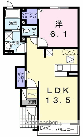 グランコルCの間取り写真