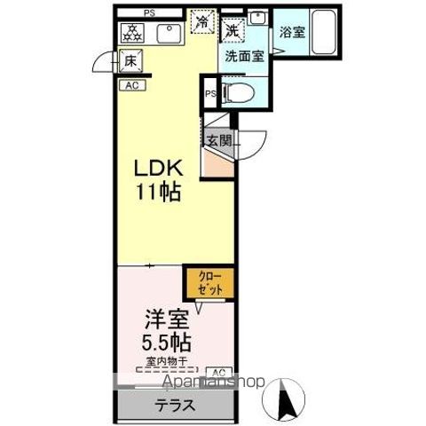 セレスティア東向島の間取り