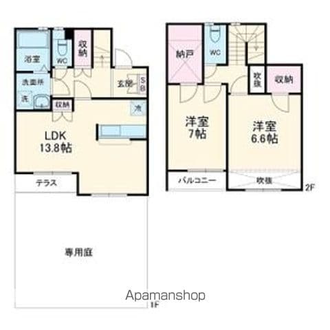 グレースヴィラIII EASTWESTの間取り写真