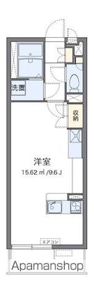 ミランダグレイス南手城[1R/27.8m2]の間取図