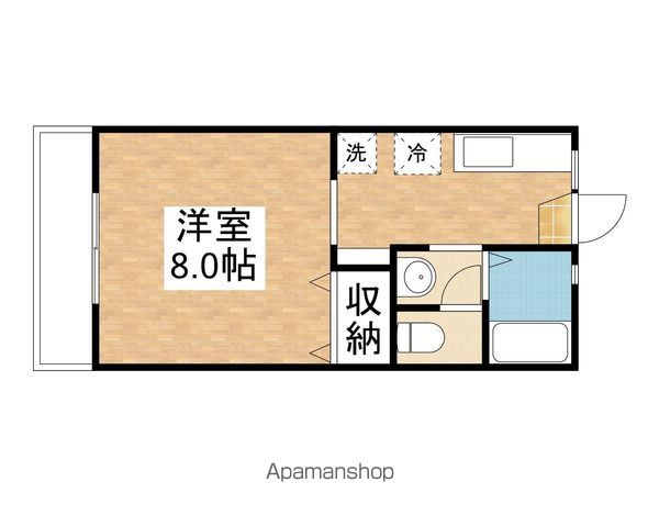 ラックハイツ国富Aの間取り写真