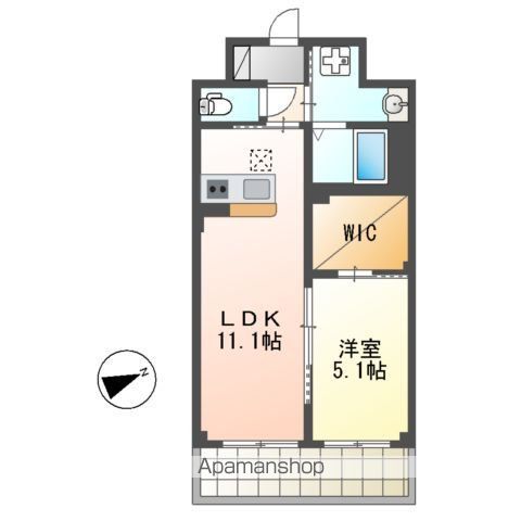 カーネル　ベイスの間取り