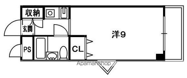 宮之阪マンションの間取り写真