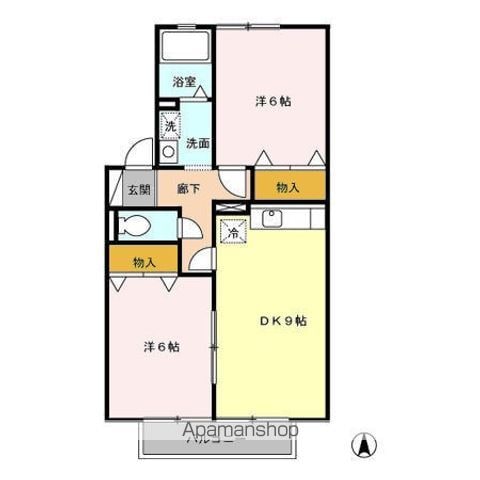 アビタシオンの間取り写真