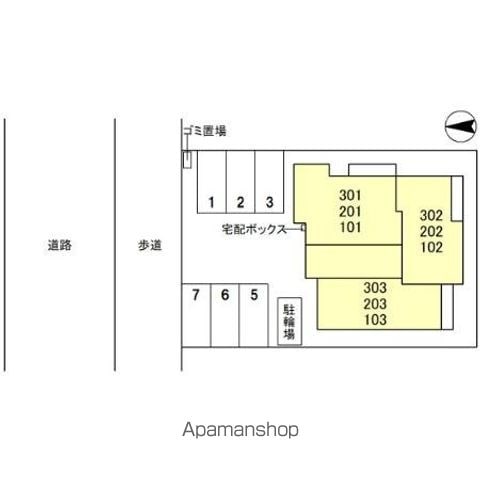 ＣＩＴＹ　ＳＴＡＴＩＯＮ　ＦＲＯＮＴ 303 ｜ 和歌山県和歌山市杉ノ馬場１丁目38-､39（賃貸アパート1LDK・3階・40.28㎡） その9