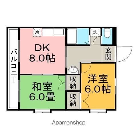 いずみハイツ太宰府の間取り