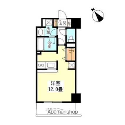 ＴＫフラッツ渋谷[1R/32.74m2]の間取図