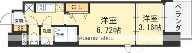 AELL OSAKA EASTの間取り写真