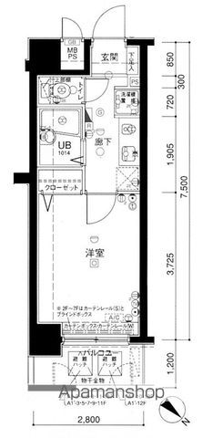 メインステージ巣鴨の間取り