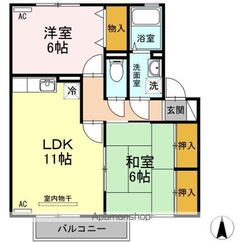 プレミール歴木の間取り写真