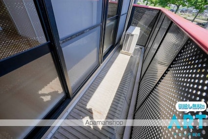 シルエット野口　Ｂ棟[2LDK/56.57m2]のバルコニー