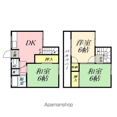 新丸栄コーポの間取り写真